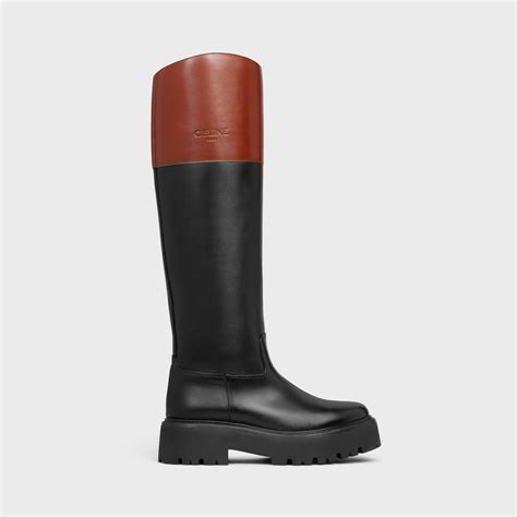 celine bulky boots|Celine knee high boots.